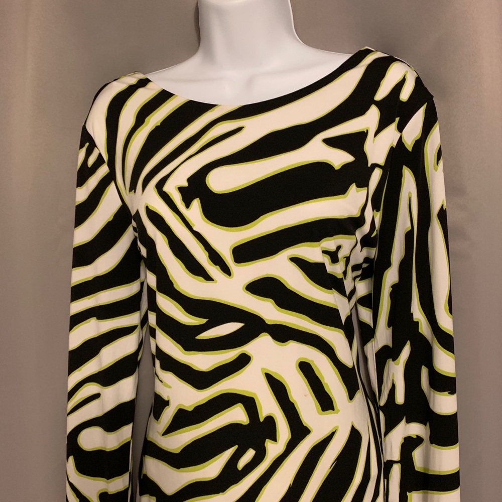 Zebra Print Bodycon Dress